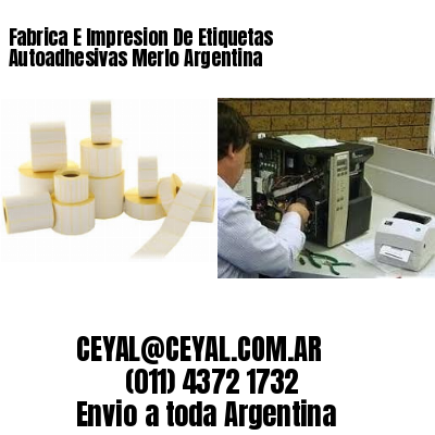 Fabrica E Impresion De Etiquetas Autoadhesivas Merlo Argentina