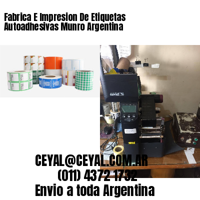 Fabrica E Impresion De Etiquetas Autoadhesivas Munro Argentina