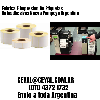 Fabrica E Impresion De Etiquetas Autoadhesivas Nueva Pompeya Argentina