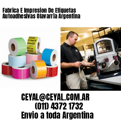 Fabrica E Impresion De Etiquetas Autoadhesivas Olavarría Argentina