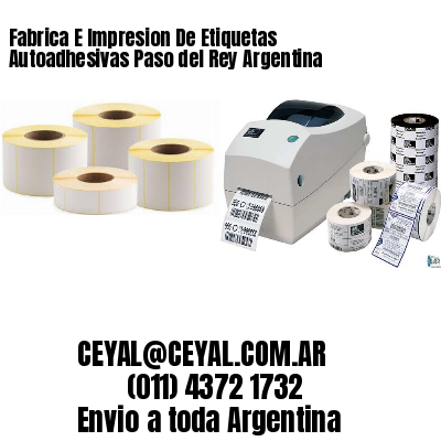 Fabrica E Impresion De Etiquetas Autoadhesivas Paso del Rey Argentina