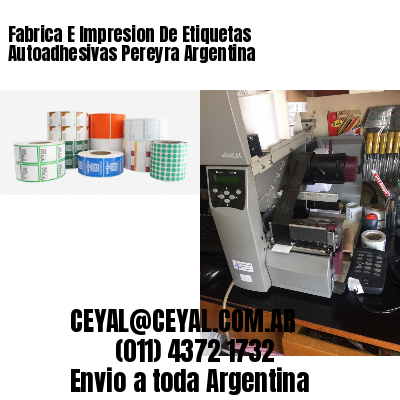 Fabrica E Impresion De Etiquetas Autoadhesivas Pereyra Argentina
