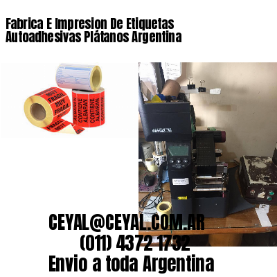 Fabrica E Impresion De Etiquetas Autoadhesivas Plátanos Argentina