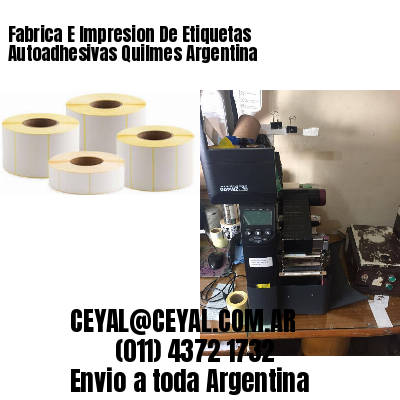 Fabrica E Impresion De Etiquetas Autoadhesivas Quilmes Argentina