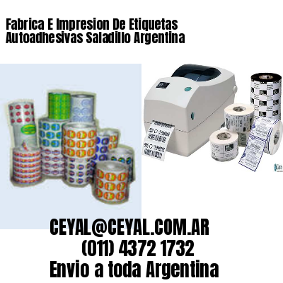 Fabrica E Impresion De Etiquetas Autoadhesivas Saladillo Argentina