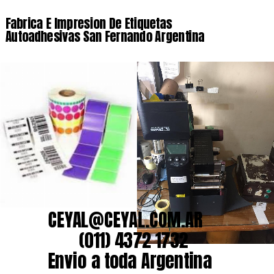 Fabrica E Impresion De Etiquetas Autoadhesivas San Fernando Argentina