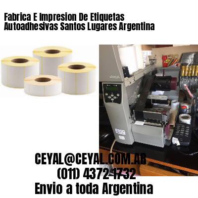 Fabrica E Impresion De Etiquetas Autoadhesivas Santos Lugares Argentina