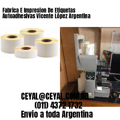 Fabrica E Impresion De Etiquetas Autoadhesivas Vicente López Argentina