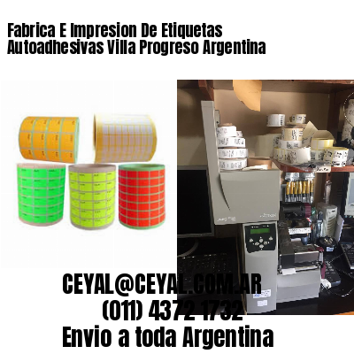 Fabrica E Impresion De Etiquetas Autoadhesivas Villa Progreso Argentina