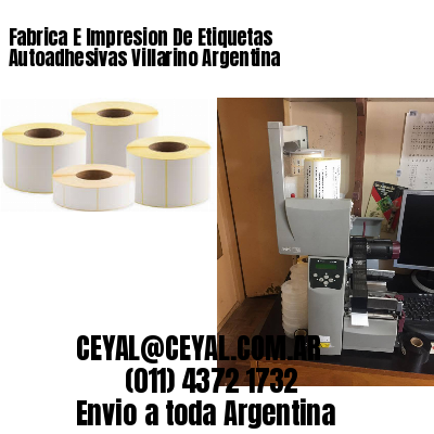 Fabrica E Impresion De Etiquetas Autoadhesivas Villarino Argentina