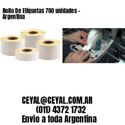 Rollo De Etiquetas 700 unidades – Argentina