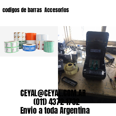codigos de barras 	Accesorios