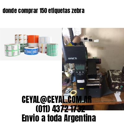 donde comprar 150 etiquetas zebra