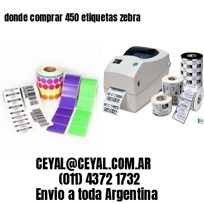 donde comprar 450 etiquetas zebra