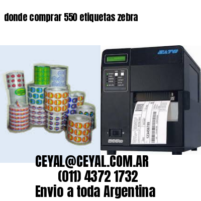donde comprar 550 etiquetas zebra