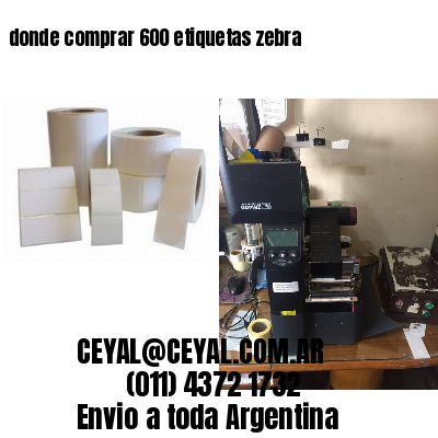 donde comprar 600 etiquetas zebra