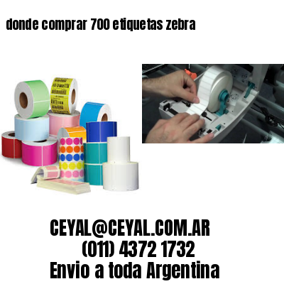 donde comprar 700 etiquetas zebra