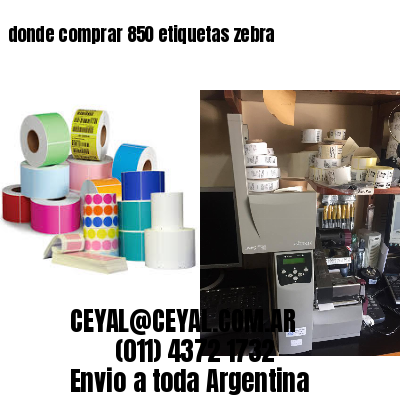 donde comprar 850 etiquetas zebra