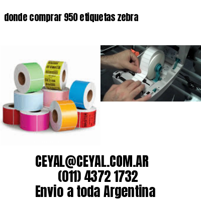 donde comprar 950 etiquetas zebra