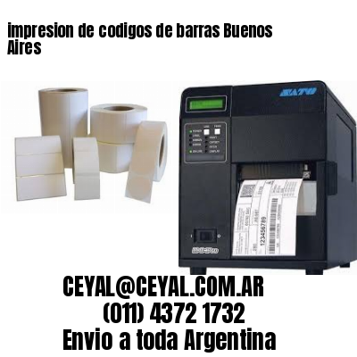 impresion de codigos de barras Buenos Aires