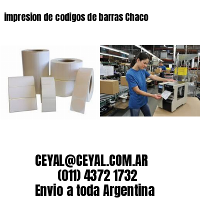 impresion de codigos de barras Chaco