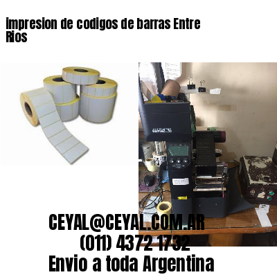impresion de codigos de barras Entre Rios