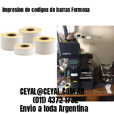impresion de codigos de barras Formosa