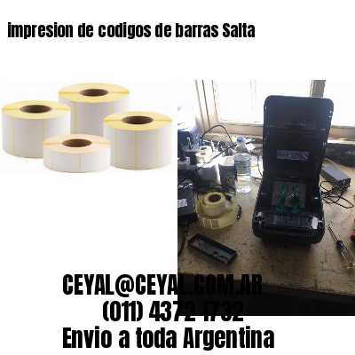 impresion de codigos de barras Salta