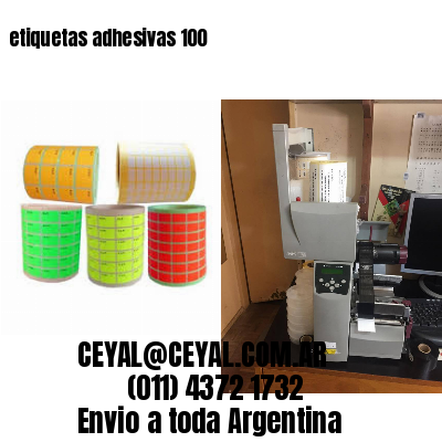 etiquetas adhesivas 100