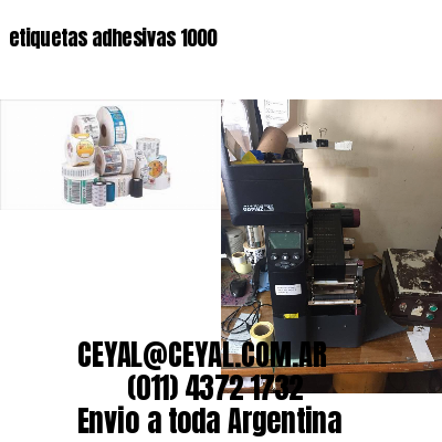 etiquetas adhesivas 1000
