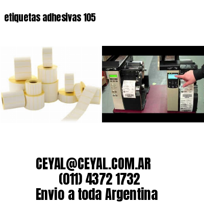 etiquetas adhesivas 105