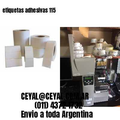 etiquetas adhesivas 115