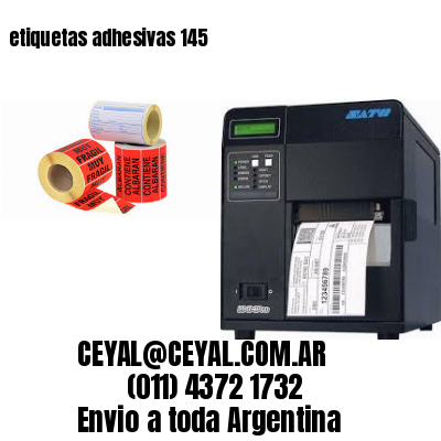 etiquetas adhesivas 145
