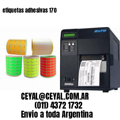 etiquetas adhesivas 170