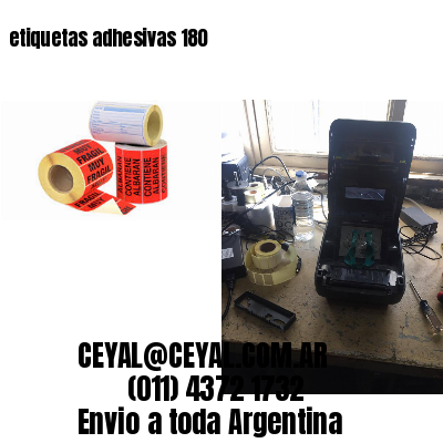 etiquetas adhesivas 180