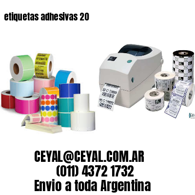 etiquetas adhesivas 20