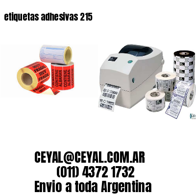 etiquetas adhesivas 215