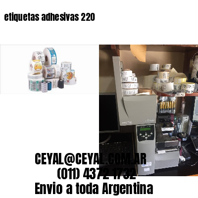 etiquetas adhesivas 220