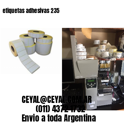 etiquetas adhesivas 235