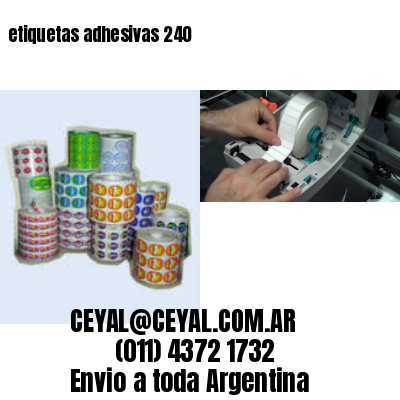 etiquetas adhesivas 240