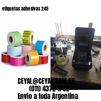 etiquetas adhesivas 245