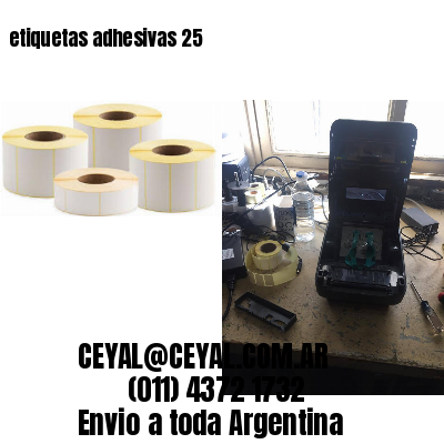 etiquetas adhesivas 25