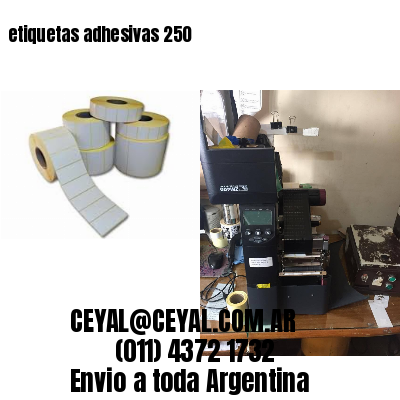 etiquetas adhesivas 250