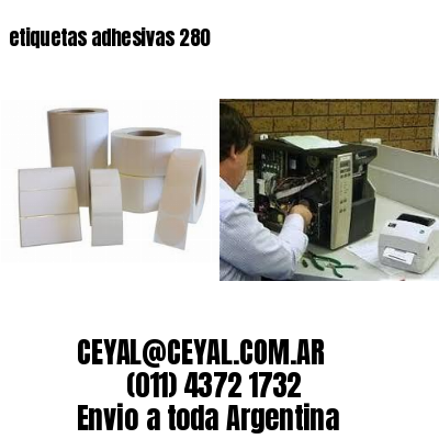etiquetas adhesivas 280