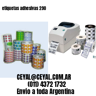 etiquetas adhesivas 290