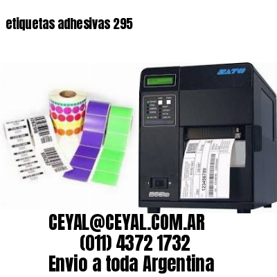 etiquetas adhesivas 295