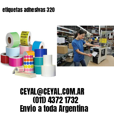 etiquetas adhesivas 320
