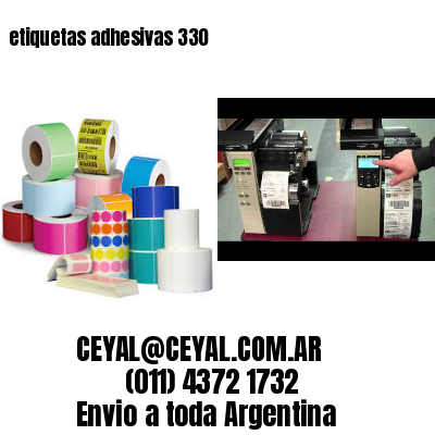 etiquetas adhesivas 330