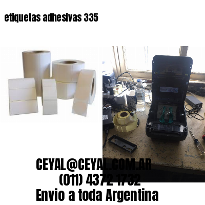 etiquetas adhesivas 335