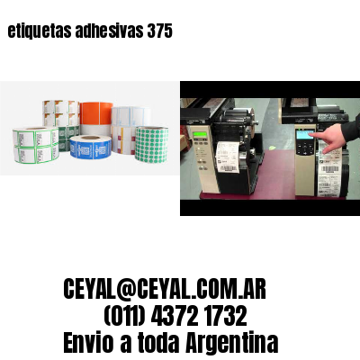 etiquetas adhesivas 375